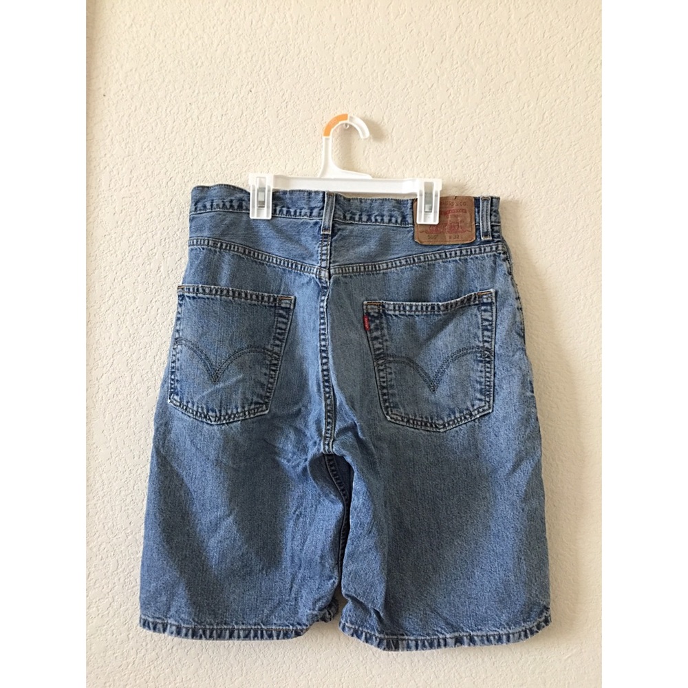 denim levi’s shorts